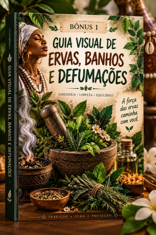 Guia Visual de Ervas, Banhos e Defumações