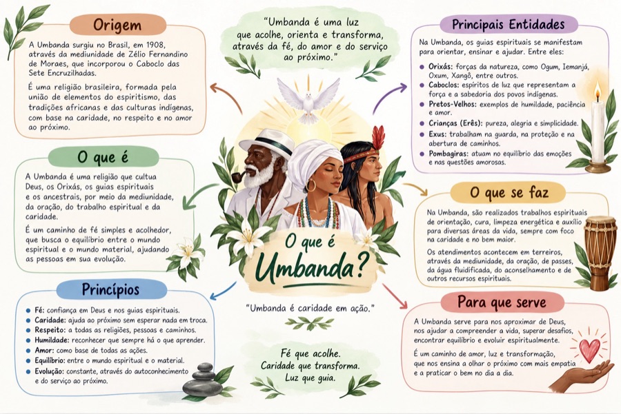 Mapa — O que é Umbanda
