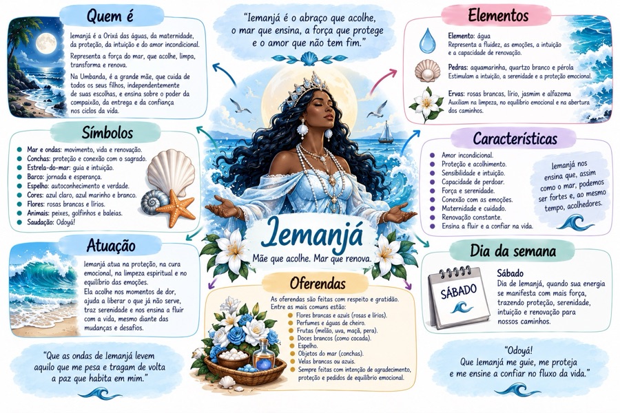 Mapa — Iemanjá